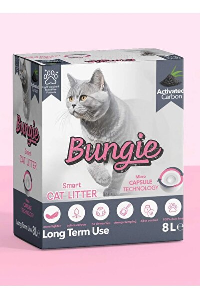 Bungielitter AKILLI KEDİ KUMU AKTİF KARBONLU HIZLI TOPAKLANAN TOZSUZ ULTRA HA...