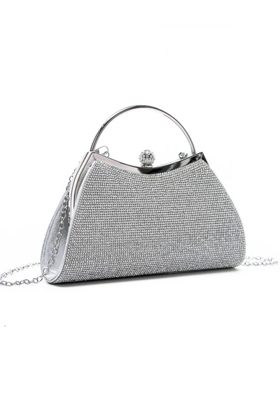 mei Handbag BZ222 Silver