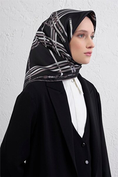 Armine Silk Scarf 9407D (Twi̇ll)-04