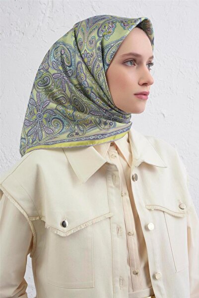 Armine Eșarfă cu model etnic Pure mătase Twill 9421D 83