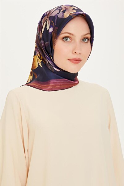 Armine imprimeu floral Twill Saf mătase Eșarfă 9215D 34 02