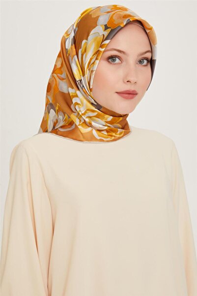 Armine بنقشة زهور Twill Pure حرير وشاح 9234D 81