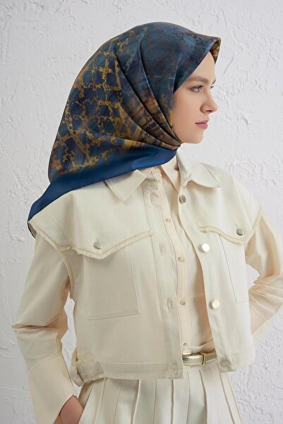 Armine Eșarfă din twill de mătase pură cu model abstract 9420D 54