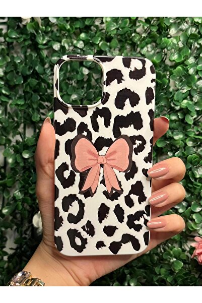 SOFT iPhone 13/14 Uyumlu Silikon İçi Kadife Lansman Kabarık Desenli Telefon K...