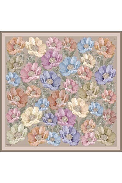 Armine imprimeu floral Eșarfă Pure mătase Twill 9403D 07