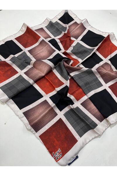 Levidor Pudra Tivil İpek Eşarp Outlet IST 1010 - 15 Karışık Desen