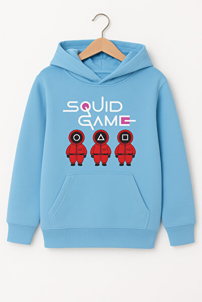CLASSY.MODA Unisex cu glugă Swea tricou „Squid Game” personaj și Symbol cu im...