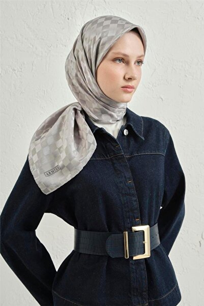 Armine Ζακάρ   Μετάξι P Βαμβάκι Κασκόλ Ντάμα 26 22