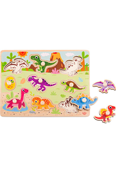 Tooky Toy Wooden Puzzle – Dinosaur
