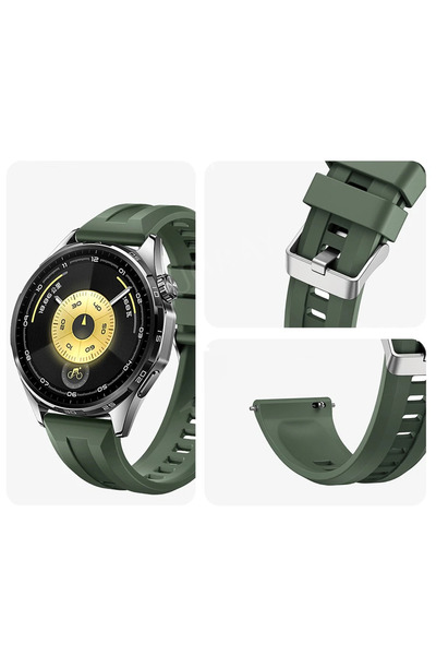 bbtech Huawei Watch Gt5 Gt4 Gt3 Gt2 Gt2E - Gt5 Pro Gt3 Pro Gt2 Pro (46mm) Launch Band Metal Buckle 22mm