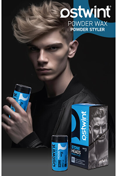 Ostwint Mavi Stone Matte Saç Şekillendirici Toz Wax 20 Ml