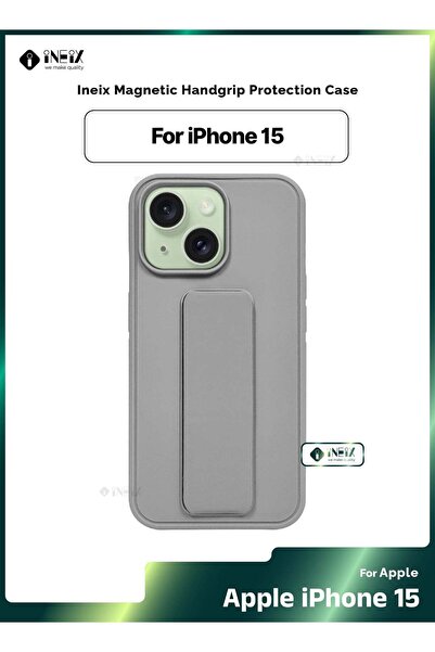 ineix غطاء واقٍ مغناطيسي 3 في 1 مع حزام معصم وحامل لهاتف iPhone 15