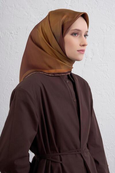 Armine Eșarfă din twill de mătase pură cu model abstract 9436D 33