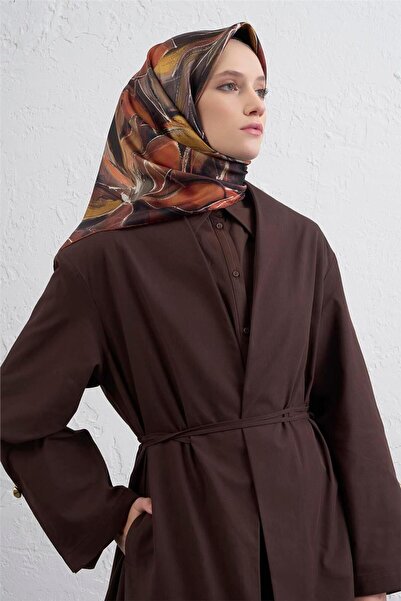 Armine imprimeu floral Eșarfă Pură mătase Twill 9406D 80