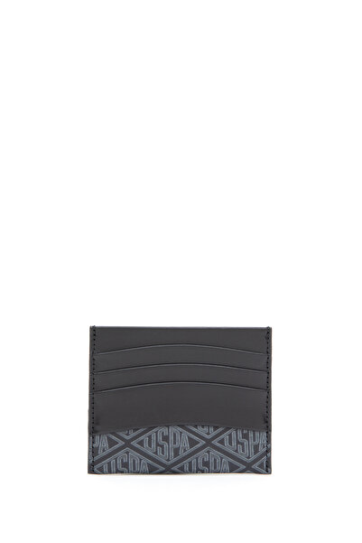 U.S. Polo Assn. Men's Black Card Holder 50314725-Vr046