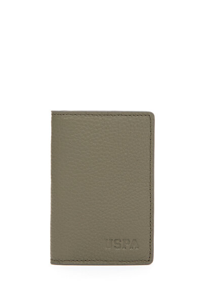 U.S. Polo Assn. Men's Khaki Card Holder 50314738-Vr027