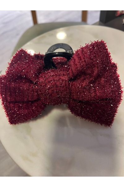 gozdeasutayaccessory Burgundy Buckle