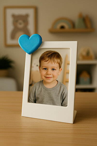 Root Made Heart Detailed Mini Instax Photo Frame Desktop Minimalist Decorative Vesical Frame