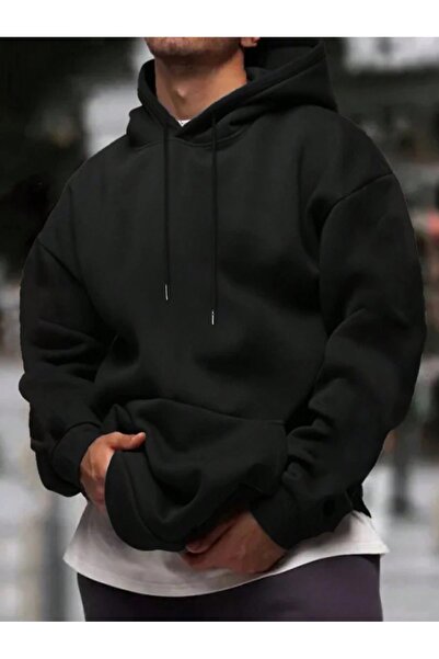 ship master Unisex Solid Color supradimensionat 3 Thread K cu glugă Sweat tri...