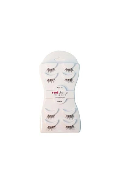 Red Cherry مجموعة رموش سوداء - DS 05