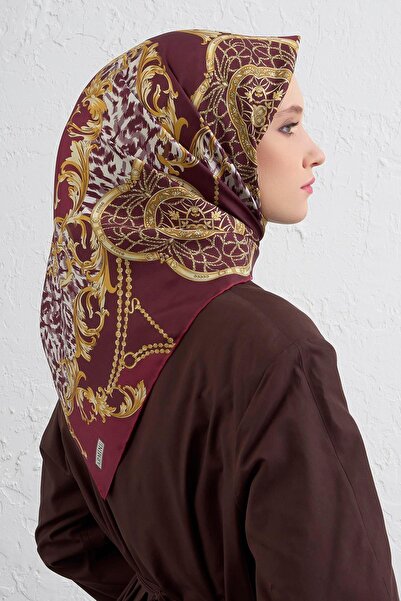 Armine Classic Pattern Pure Silk Twill Scarf 9411D 87