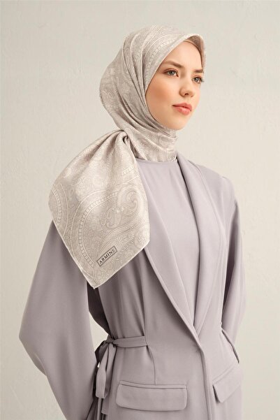 Armine Ethnic Patterned Saf Silk Sura Scarf 9304D 84