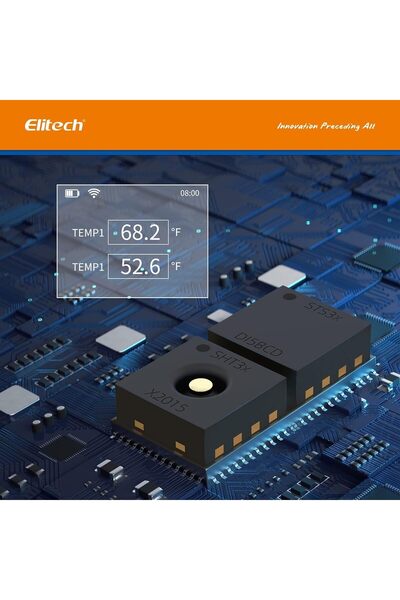 Generic Elitech RCW-600 WiFi Temperature Data Logger with 2 External Sensor Probes