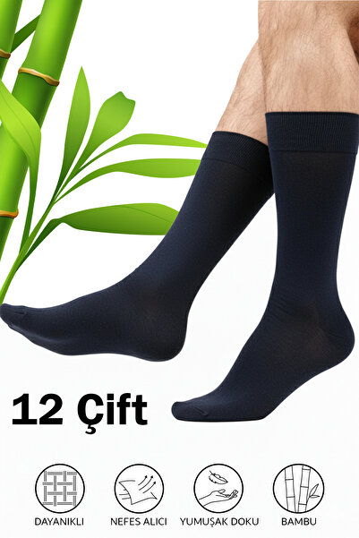 HRN Textile 12-Pack Men's Bamboo Long Socks