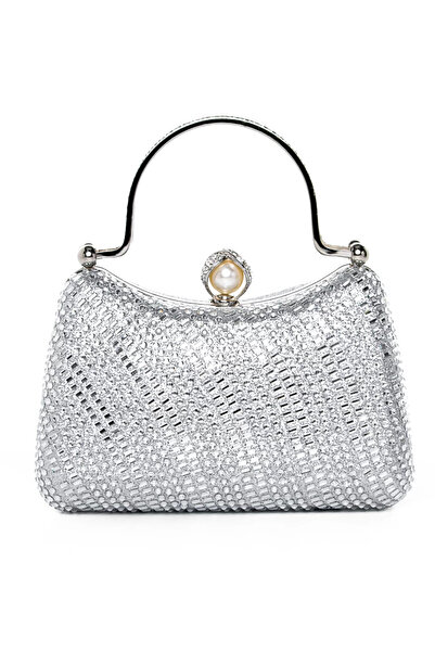 mei Handbag BZ218 Silver