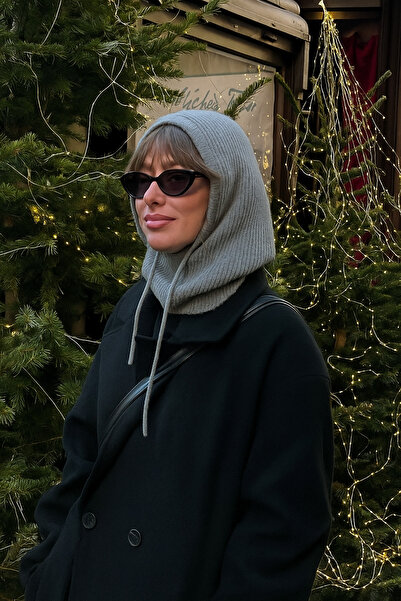 keisy Hand Knitted Balaclava Neck Warmer Hat