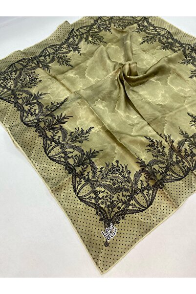 Levidor Eșarfă de mătase Tivil verde ulei IST 88510 - 4 modele mixte