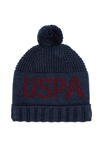 U.S. Polo Assn. Boy's Navy Blue Beret 50311873-Vr033