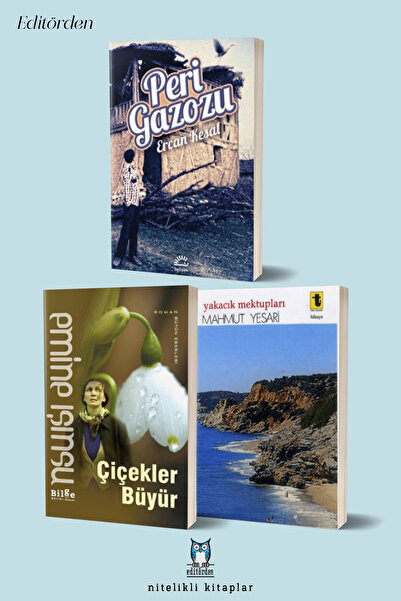 Toker Yayınları Peri Gazozu - Çiçekler Büyür/Emine Işınsu - Yakacık Mektupları/Mahmut Yesari