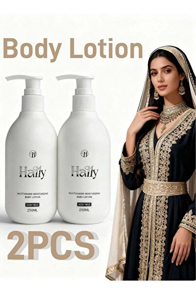 Hally لوشن الجسم المبيض بالنيكوتيناميد (2 × 250 مل)