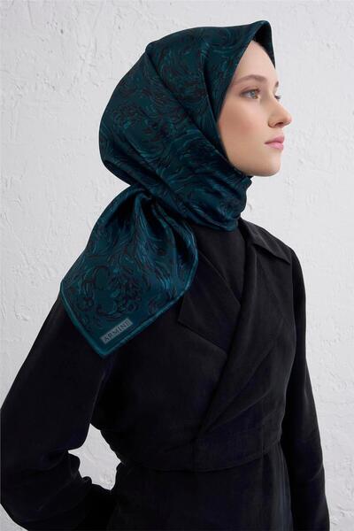 Armine cu imprimeu abstract Eșarfă Pură mătase Twill 9431D 81