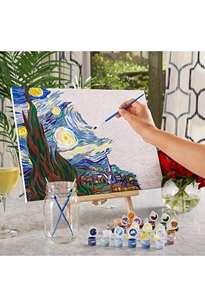 Pictorul Fericit Starry Sky (The Starry Night) - Paint by numbers