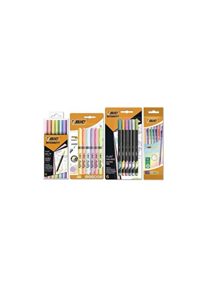 Bic BIC writing instruments, 5 mechanical pencils, 6 fineliners, 6 highlighters, 6 coloring markers