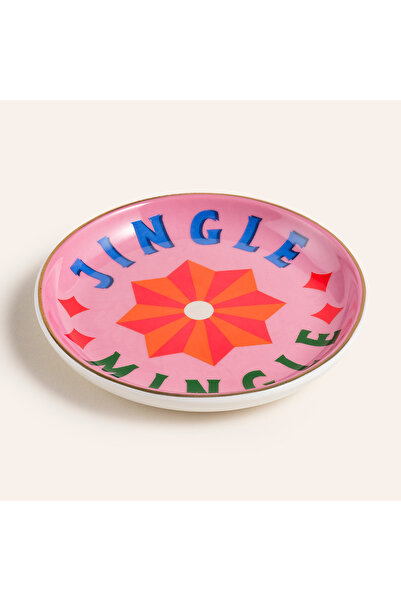 Zsa Zsa Zsu Luohu Porselen Tabak 10x10x1 Cm Pembe