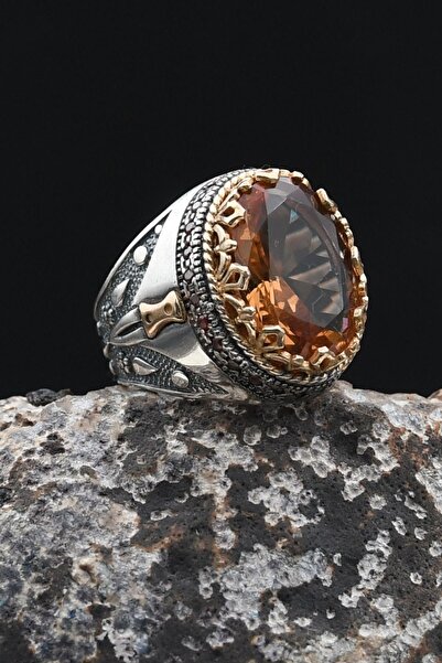 Prestige Zultanit Taşlı 925 Ayar Gümüş Erkek Yüzük 902354