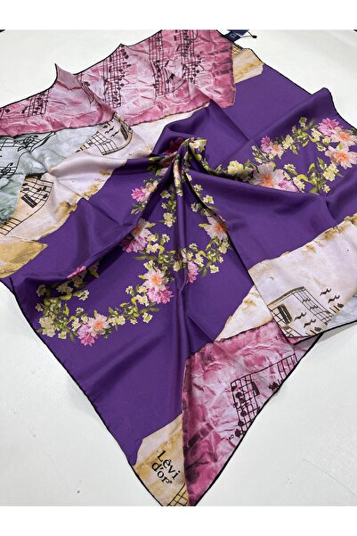 Levidor Gül Kurusu Tivil İpek Eşarp OutletIST 1010 - 09 Karışık Desen