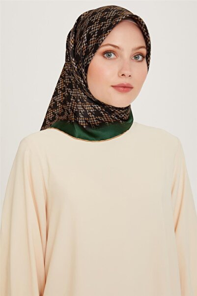 Armine Eșarfă clasică cu model Twill Pure mătase 9239D 33