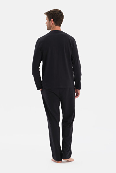 Dagi Long Sleeve Patched T-Shirt Pants Set