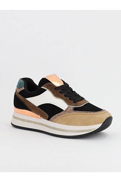 Bello Star Women's sports shoes with black and gold elements (BS201EV2307070)