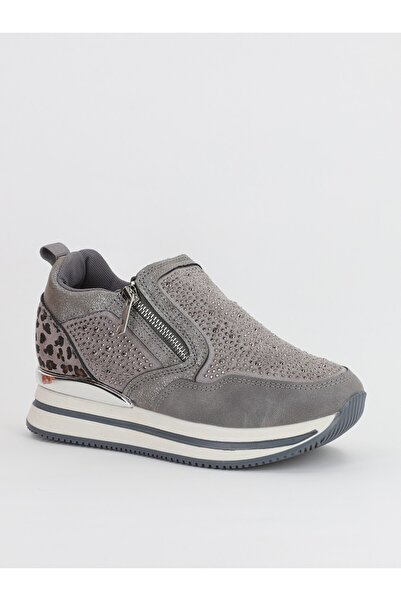 Bello Star Women's sports shoes with gray crystals (BS202EV2307073)