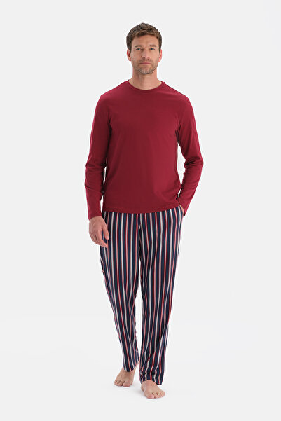 Dagi Комплект от дългоръкавна тениска и панталони в тъмносин цвят