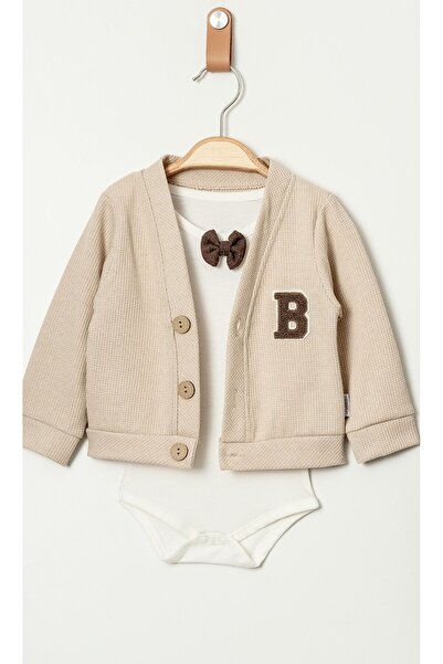 Chicsy Baby Baby Boy Bow Tie and Bodysuit 3-Piece Transitional Set