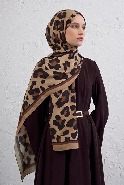 Armine İpek Leopar Şal 3 31