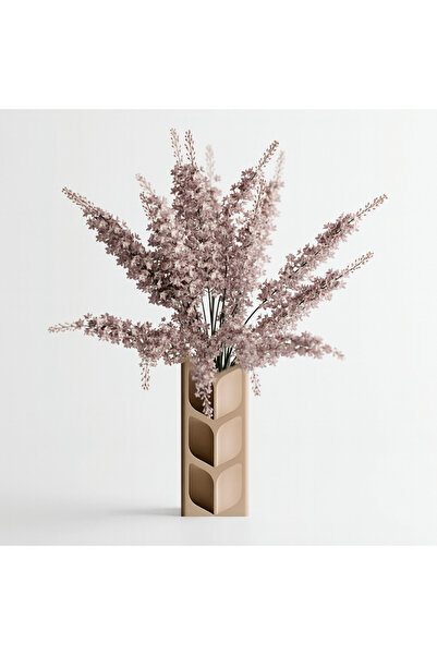 Homentum Liora | Vază decorativă cu design geometric inspirat din frunze și f...