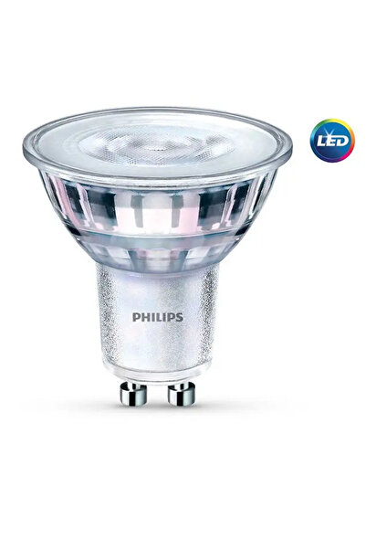 Philips Classic GU10 LED bulb, 370 lumens, 50 watts, 4 pieces