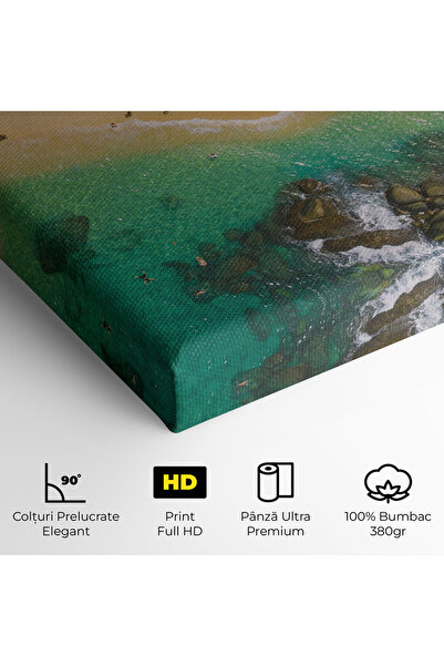 Arthub Canvas Painting, Bedroom And Living Room, Landscapes, Jungle Beach